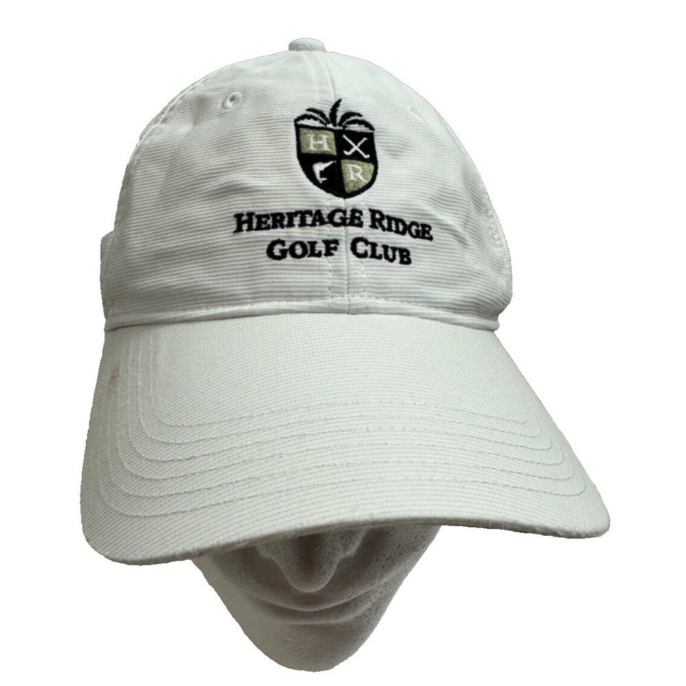 Puma Golf Heritage Ridge Golf Club Hat Men White‎ Adjustable Strapback Cap